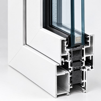 Fenêtre à battant en aluminium à pont thermique, modèles multiples personnalisés en usine, persienne moderne insonorisée, étanche et résistante au vent pour villa