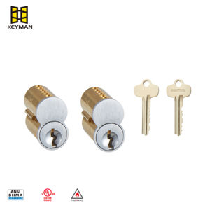 Keyman Duurzame ANSI Graad 2 SFIC Cilinder Zonder Kern Toegang Deurgreep Slot Privacy Functie voor Brandwerende Cilindrische Deurvergrendeling - Product Image 5