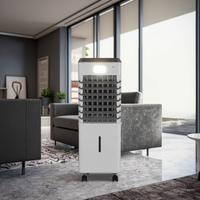 Nouveau refroidisseur d'air rechargeable 2025 avec lampe anti-moustiques en plastique pour usage domestique et commercial (garages et hôtels)