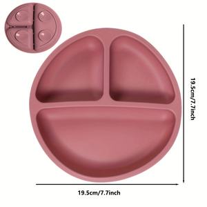 3 paquetes BPA libres no tóxicos recipientes <span class=keywords><strong>de</strong></span> alimentos platos <span class=keywords><strong>para</strong></span> niños pequeños, utensilios <span class=keywords><strong>para</strong></span> niños <span class=keywords><strong>de</strong></span> grado alimentario - Product Image 2