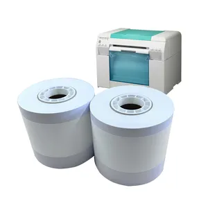 Diskon besar 260g RC Satin Drylab kertas foto Minilab Fotografico untuk Fujifilm DX100 Printer