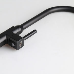 Grifo de Baño ITALOMIX de Lujo, Negro Mate, de un Solo Orificio - Product Image 4