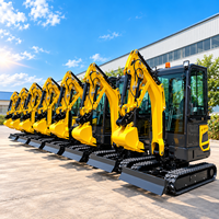 Mini-excavatrice de 1,5 tonne avec système hydraulique performant et pompe moteur – Livraison gratuite