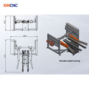 KINCNC <span class=keywords><strong>Eur</strong></span> Machine à fabriquer des palettes en bois, Machine à clouer les palettes en bois - Product Image 4