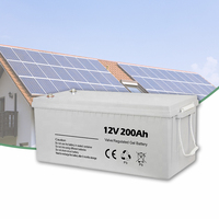 Batterie au plomb-acide GEL Elege 100AH certifiée CE, borne en cuivre, stockage d'énergie solaire pour bateaux et appareils électroménagers