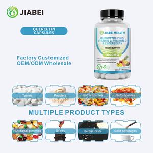 Capsule di quercetina personalizzate dalla fabbrica di Jiabei adulti integratori vitaminici supportano il benessere cardiovascolare e generale OEM/ODM - Product Image 5