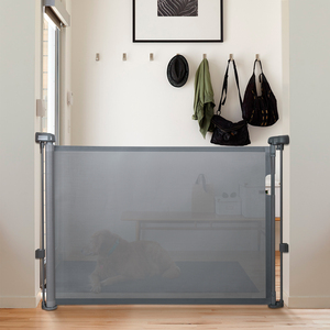 ספק חדש של סאיר, מחסום בטיחות נפתח לחיות מחמד קטנות, גדר בטיחות פנימית לחיות מחמד קטנות, שער רשת לכלבים עם נעילה - Product Image 1