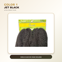 Extensions de cheveux synthétiques pour tresses afro en gros, 16 pouces, 100g, 28 mèches, cheveux au crochet