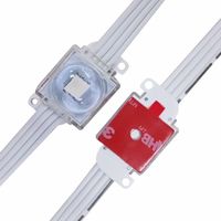 Luces LED RGBIC Inteligentes de Alto Brillo, Resistentes al Agua IP68, para Decoración de Aleros y Pantallas de Matriz de Puntos en Exteriores