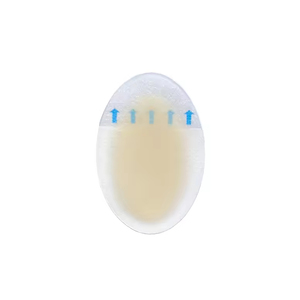 Vente en gros de coussins hydrocolloïdes 55*37mm Patch ellipse imperméable <span class=keywords><strong>pour</strong></span> la prévention du talon - Product Image 3