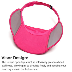RongGuang - Visera de Sol de Moda al por Mayor <span class=keywords><strong>para</strong></span> Verano, Protección Solar al Aire Libre, Visera Ancha <span class=keywords><strong>para</strong></span> Mujer y Hombre - Product Image 3