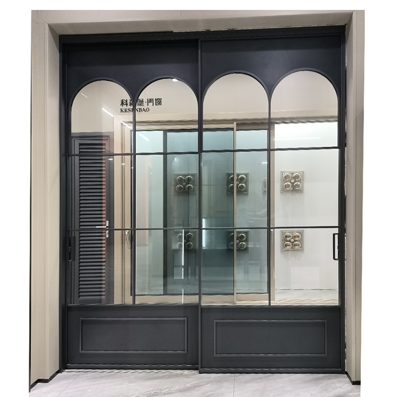 French Sliding Slide Door Tempered Glass
