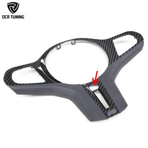 Pour BMW G80 G82 G83 G81 garniture de <span class=keywords><strong>volant</strong></span> en Fiber de carbone forgée remplacement de couverture centrale intérieure pour la mise à niveau de voiture M2 M3 M4 - Product Image 5