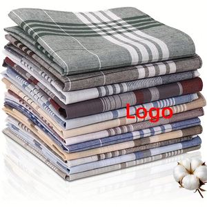 Pañuelos Cuadrados Bordados de Algodón, Pañuelos Personalizados al por Mayor - Product Image 1