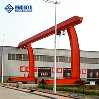 Grue portique monopoutre électrique de type L 50/5t 50/10t avec chariot cantilever extérieur pour le levage de matériaux longs