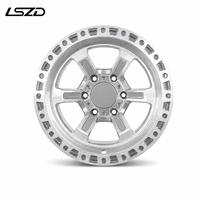 Jantes tout-terrain LSZD 15x10 Flow Formed 6x139.7 5x139.7 ET-44 Deep Dish pour Hilux Patrol Jimny