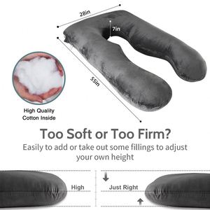 Almohada de Maternidad en Forma de U para Todo el Cuerpo con Funda Extraíble - Product Image 2