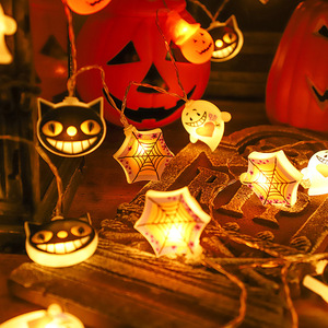 Luces LED de Cadena con Forma de Halloween, Funcionan con Pilas, Impermeables, Decoración de Ambiente para Halloween, Gran Venta - Product Image 3
