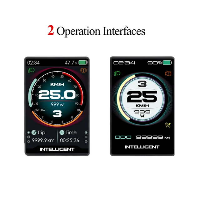 GOTOTOP 860C – Écran LCD Couleur Pour Vélo électrique, étanche IP65 Et Super Lisible !
