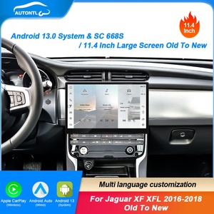 Navihua 11.4" Dual Screen Android Car Radio for Jaguar XF/XFL 2016-2018 GPS Navigation Multimedia Carplay - Product Image 2