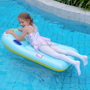 Planche de <span class=keywords><strong>surf</strong></span> gonflable pour enfants Joyee 110 cm, bodyboard violet avec imprimé « <span class=keywords><strong>Happy</strong></span> Play the Water » et poignées, tapis flottant en PVC durable - Product Image 4