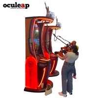 Simulateur de tir VR Oculeap 2026 Nouveau jeu d'arcade de réalité virtuelle pour une personne Plateforme de mouvement Fournisseur Machine de jeu VR d'intérieur