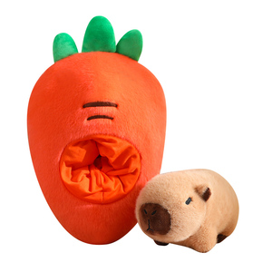 Buena venta diseño moderno Capybara muñeca suave mochila agua conejillo de indias juguete de peluche lindo gordo Capybara juguete de peluche - Product Image 1