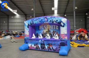 Stand de tir gonflable interactif sur le thème des jeux de bataille, stand de lancer de carnaval, jeu de défi sportif gonflable pour location événementielle - Product Image 2
