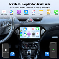 Autoradio Android Podofo 9 pouces 4+64G pour Opel Corsa 2015-2019 (conduite à gauche) Carplay/Android Auto sans fil OEM