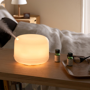 7 <span class=keywords><strong>LED</strong></span> thay đổi màu sắc 300ml siêu âm khuếch tán phân hình không khí mát sương hương thơm thiết bị thông gió điện hộ gia đình nhựa - Product Image 3