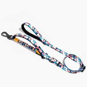 No Pull Bungee <strong>Dog</strong> Leash Elastic Shock Absorbing, Adjustable, Padded Handle &amp; Durable Nylon Pet <strong>Lead</strong> for Training - Product Image 1