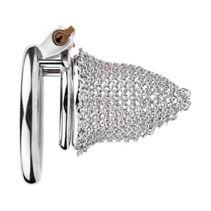 Candado de Castidad Masculino FRRK con Cadena de Metal y Bloqueo CB, Jaula Erótica para Pene - Product Image 1