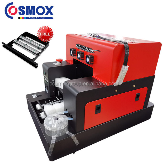 Cosmox 2021 New Product A3 A4 UV Printer for Bottle Business Card Printing Machine Portable Uv Printer
