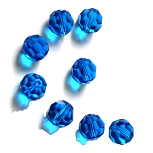 Perles en <span class=keywords><strong>verre</strong></span> cristal taillées en forme de ballon de football 2026 pour la confection de colliers, boucles d'oreilles, bracelets, bijoux et décorations de rideaux de porte - Product Image 2