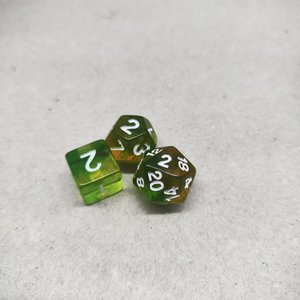 Dados Poliédricos Cuadrados Tallados a Mano de Acrílico de Alta Calidad para DND, Venta al por Mayor a Buen Precio - Product Image 3
