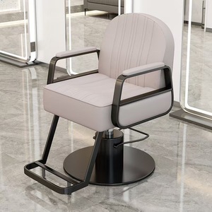 Chaise de Barbier Pivotante et Réglable en Hauteur, <span class=keywords><strong>Design</strong></span> Moderne et Luxueux, Mobilier Durable pour <span class=keywords><strong>Salon</strong></span> de Coiffure – Vente en Gros - Product Image 2