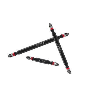 Tournevis professionnel à double tête 65/100 mm, embout magnétique PH2, acier S2, haute dureté et couple élevé - Product Image 2