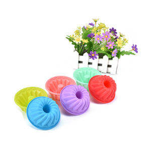 Molde para Pudín <span class=keywords><strong>Savarin</strong></span> de 8 cm, Moldes para Pastel de Silicona de Grado Alimenticio para Bricolaje, Antiadherentes, Fáciles de Limpiar, Libres de BPA, para Gelatina, Calabaza, Muffins - Product Image 6