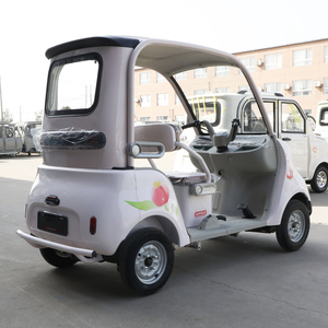 Quatre portes quatre sièges 650W <span class=keywords><strong>Min</strong></span> <span class=keywords><strong>E</strong></span> voitures sans permis 40KM par heure adulte fermé électrique Mini EV voiture - Product Image 4