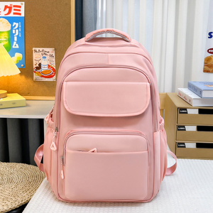 <span class=keywords><strong>Zaino</strong></span> Personalizzato alla Moda <span class=keywords><strong>Nero</strong></span> Rosa Bianco per Studenti, Impermeabile, Casual da Uomo e <span class=keywords><strong>Donna</strong></span> per Viaggi e Attività all'Aperto - Product Image 5