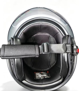 <span class=keywords><strong>หมวก</strong></span><span class=keywords><strong>กัน</strong></span><span class=keywords><strong>น็อค</strong></span>ครึ่งใบลายทางวินเทจแบบดิสเทรส  สีดำด้าน สำหรับมอเตอร์ไซค์และสกู๊ตเตอร์ - Product Image 4