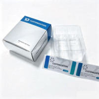 Caja de Embalaje para Botellas de Péptidos + Bandeja de Plástico + Etiqueta Adhesiva de Alta Calidad, Muestra Gratis