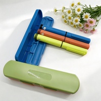 Coque de stylo cosmétique en plastique personnalisable, haute qualité, plusieurs couleurs, livrée avec boîte assortie, directement de l'usine, cadeau macaron pour la maison