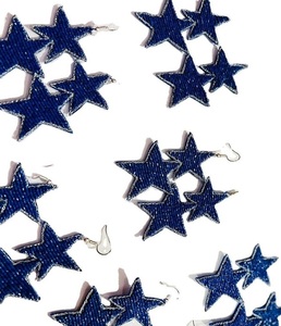 Boucles d'oreilles perlées artisanales conception d'arbre de noël bijoux de mode boucles d'oreilles pendantes pour femmes et filles pour les cadeaux et les vêtements - Product Image 4