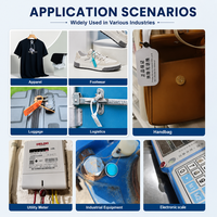 Scellé de sécurité RFID OEM ST-CS-RF1 avec codage de puce personnalisé et numéro de série imprimé