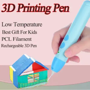 3D笔低温充电儿童生日礼物3D绘画绘画创意铅笔DIY 3D笔PCL灯丝