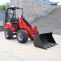 Heracles H180E CE Mini batterie électrique 4WD chargeur articulé flambant neuf 900kg capacité seau moteur pompe fabriqué en Chine