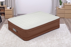 Bestway 69037 Outdoor Camping Aufblasbare AlwayzAire <span class=keywords><strong>Fortech</strong></span> Matratze Queen mit Eingebauter Comfort Choice Dual-Pumpe Faltbare Luftmatratze - Product Image 2