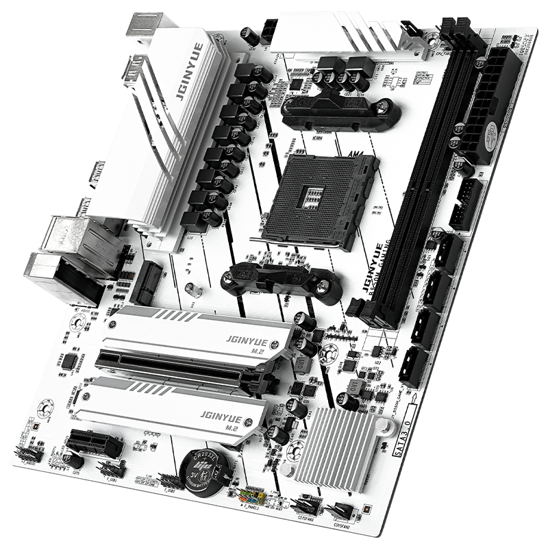 JGINYUE B550M Micro-ATX Motherboard for AMD Ryzen 5 5600G