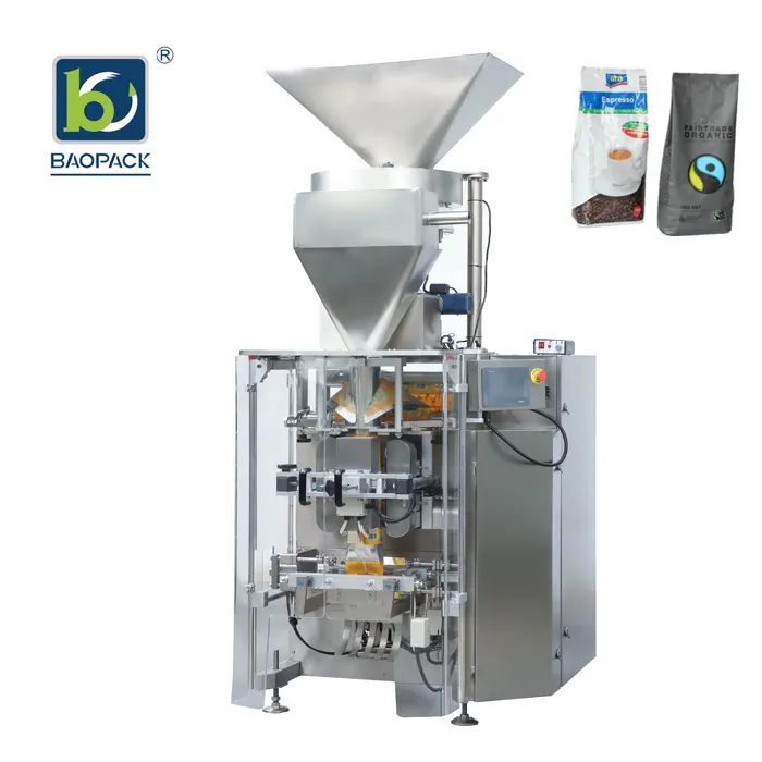 BAOPACK automatic coffee bean bag packing machine with vent valve